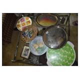 SILVER PLATE SERVING TRAY