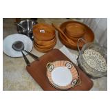 BLACK GLASS TOP TABLE