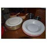 LENOX 7 PLATES, FIESTA PLATES, CAKE MOLD