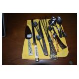 CARVING SET BAMBOO SPOONS, CARVING SPOONS