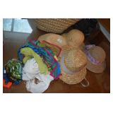 STRAW HATS AND STRAW BAG