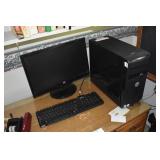 HP MONITOR WITH COMPUTER TOWER