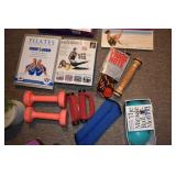 SHAPE SHOP SLIDER; PILATE BOOK & DVD; POWER