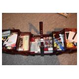 SEWING MATERIALS SUCH AS THREAD, NEEDLES,