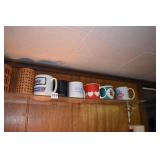 MUGS WICKER WRAPPED CANDLES