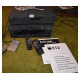 NAD 7600 AM/FM RECEIVER & NAD 512 COMPACT DISC.