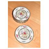 SET OF 8 ROYAL ALBERT PLATES TREE OF KASHMAN