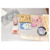 PLAYING CARDS, COASTERS, BRIDGE DECK, LENOX