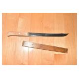 HAND MADE KNIFE 16" LONG WITH WOOD BOX