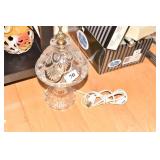 CRYSTAL LAMP 11" H