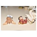 HARMONY KINGDOM CARVED DOLPHIN WITH BABIES