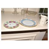 NIPPON ROSE DESIGN PLATE 6", FRANCE PLATE 8-1.2",