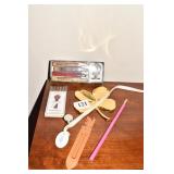 WAX SEAL KIT, GOLD GLUE GUN SEALING WAX, LETTER