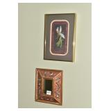 MIRROR WITH BIRD DESIGN FRAME, FAIRY 58/250 BY