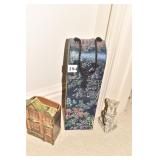 WALL PLANTER OF HOUSE, ORIENTAL WINE BOX, GRIFFIN