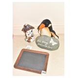 SLATE BOARD VINTAGE, BLUE SKY CLAY WORKS HOUSE,