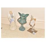 ANGELS AND FAIRIES, MODERN FIGURE ON STAND