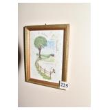 D MORGAN FRAMED PIECE 8"H X 6"W