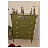 PAINTED OAK DRESSER 37"H 37"W 19"D