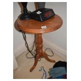 WOOD TABLE 20"H 13" IN DIAMETER