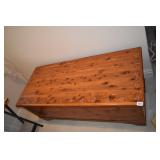 CEDAR CHEST STENCIL TOP 48" X 21" X 19"H