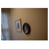 THREE FRAMED COLLECTOR PLATES D. MORGAN I BELIEVE