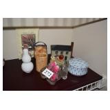 COVERED BOXES, SCOTTY DOG CREAMER, TWO THIMBLES