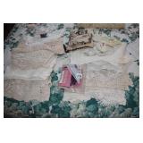 CROCHETED TABLE CLOTHES, ETC.