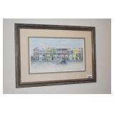 FRAMED PRINT 12" X 18" JEANIE DRUCKER "RAINBOW