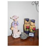 HAND PAINTED SALT/PEPPER, NIGHT LIGHT, DRAGON FLY