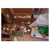 HAND BLOWN ORNAMENTS, PAINTED ORNAMENTS,