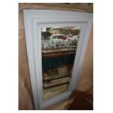 MODERN CHALK PAINT WHITE MIRROR\