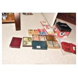 CARD SHUFFLER, PLAYING CARDS INCLUDING HOBBLE,