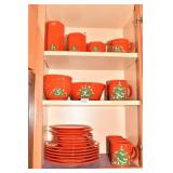 GROUP OF CHRISTMAS DISHED MADE WAECHTERSBACH W.