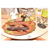 CANDLE HODER, PICTURE EASELS , SERVING DISH