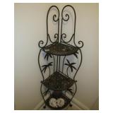 METAL CORNER SHELF FOLDING 49"