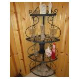 METAL CORNER SHELF UNIT CONTENTS NOT INCLUDED 5