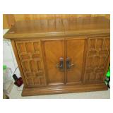 TWO DOOR FORMICA TOP BAR CABINET LIFT TOP HINGES