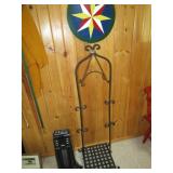IRON VALET STAND, SCOTTY DOG BOOT SCRAPER,