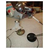 TWO DESK LAMPS