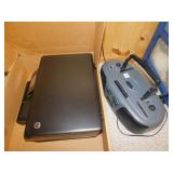 HP PRINTER IN BOX, CD RADIO