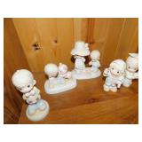 FIVE PRECIOUS MOMENTS FIGURINES