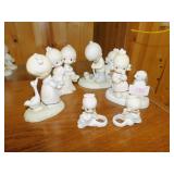 SIX PRECIOUS MOMENTS FIGURINES