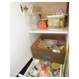 BIRTHDAY CANDLES, TOWELS, DECORATIVE TILES, ETC.