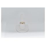 WEDDING RING 14KT WHITE GOLD 4.2 D.W.T.