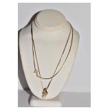 NECKLACE 14KT W/ PEARL PENDANT 24" CHAIN - 3.0