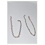 BRACELETS .925- 4.93 DWT - 7" & 8"