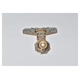 SWAROVSKI PIN W/ BEAUTIFUL CRYSTALS