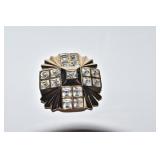 SWAROVSKI PIN 1.5" SQUARE