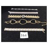 FOUR LADIES BRACELETS AND ONE JOAN RIVERS WATCH